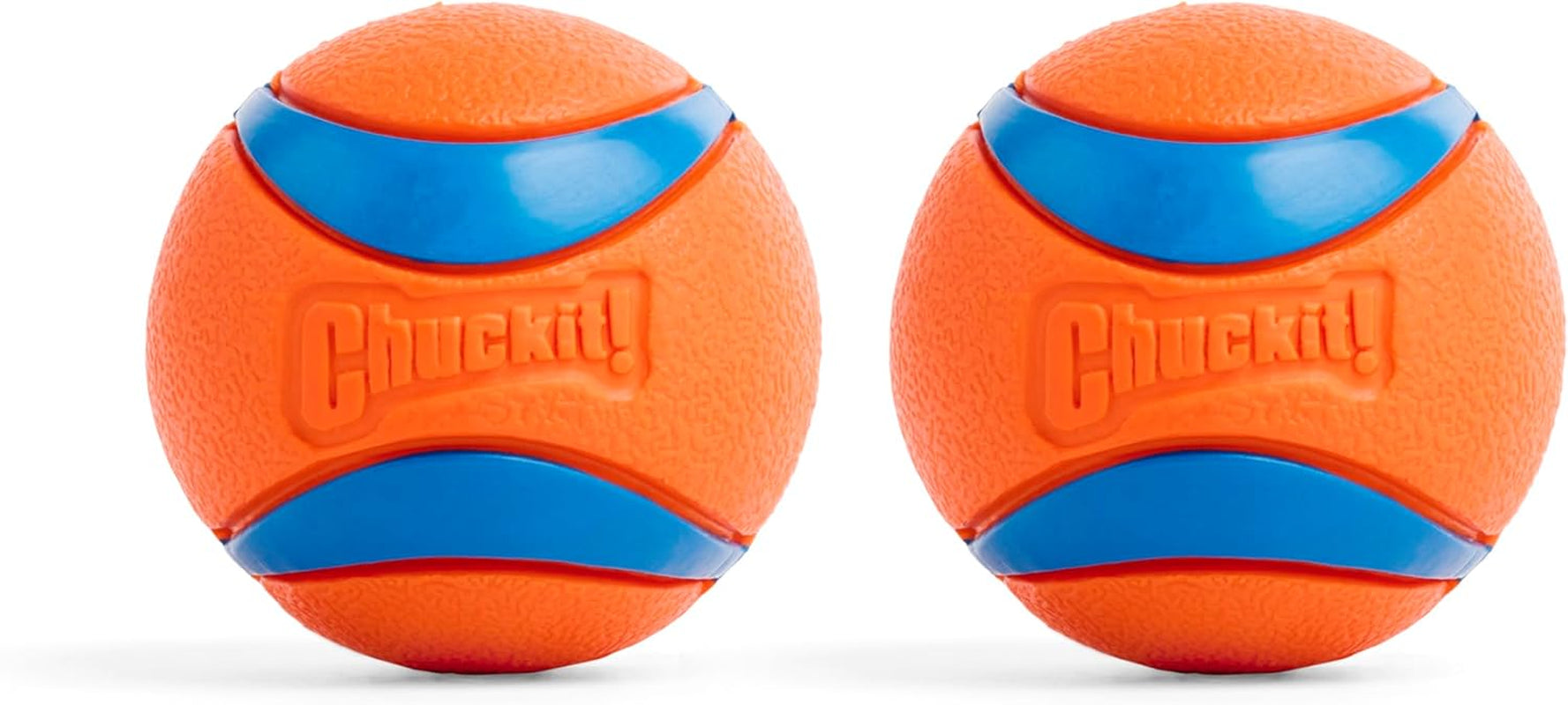 Ultra Ball Dog Toy, Durable High Bounce Floating Rubber Dog Ball, Launcher Compatible Toy for Dogs, 2 Pack, Medium