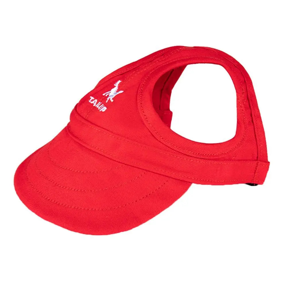 Fashion Pet Baseball Hat Outdoor Cat Dog Adjustable Peaked Cap Visor Hat Summer Pet Travel Sports Sun Cap with Ear Holes