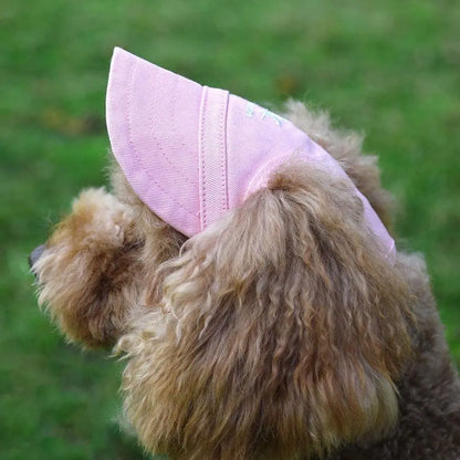 Fashion Pet Baseball Hat Outdoor Cat Dog Adjustable Peaked Cap Visor Hat Summer Pet Travel Sports Sun Cap with Ear Holes