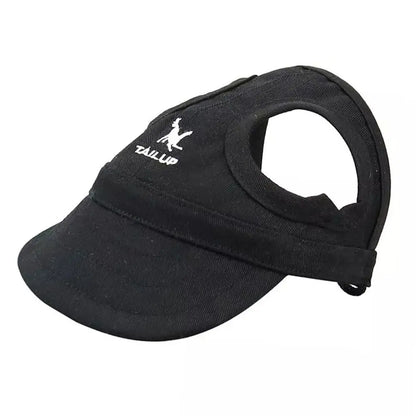 Fashion Pet Baseball Hat Outdoor Cat Dog Adjustable Peaked Cap Visor Hat Summer Pet Travel Sports Sun Cap with Ear Holes